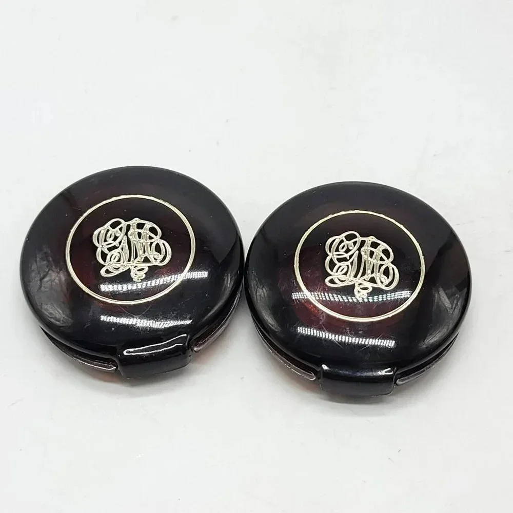 Germaine Monteil Womens Compact Superglow Solid Satin Powder Sheer LOT OF 2 VTG